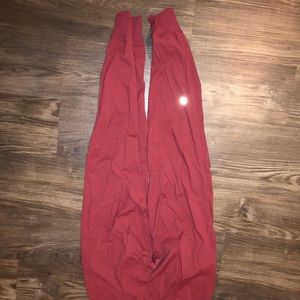 Lululemon mid rise dance studio joggers- size 0- mulled wine